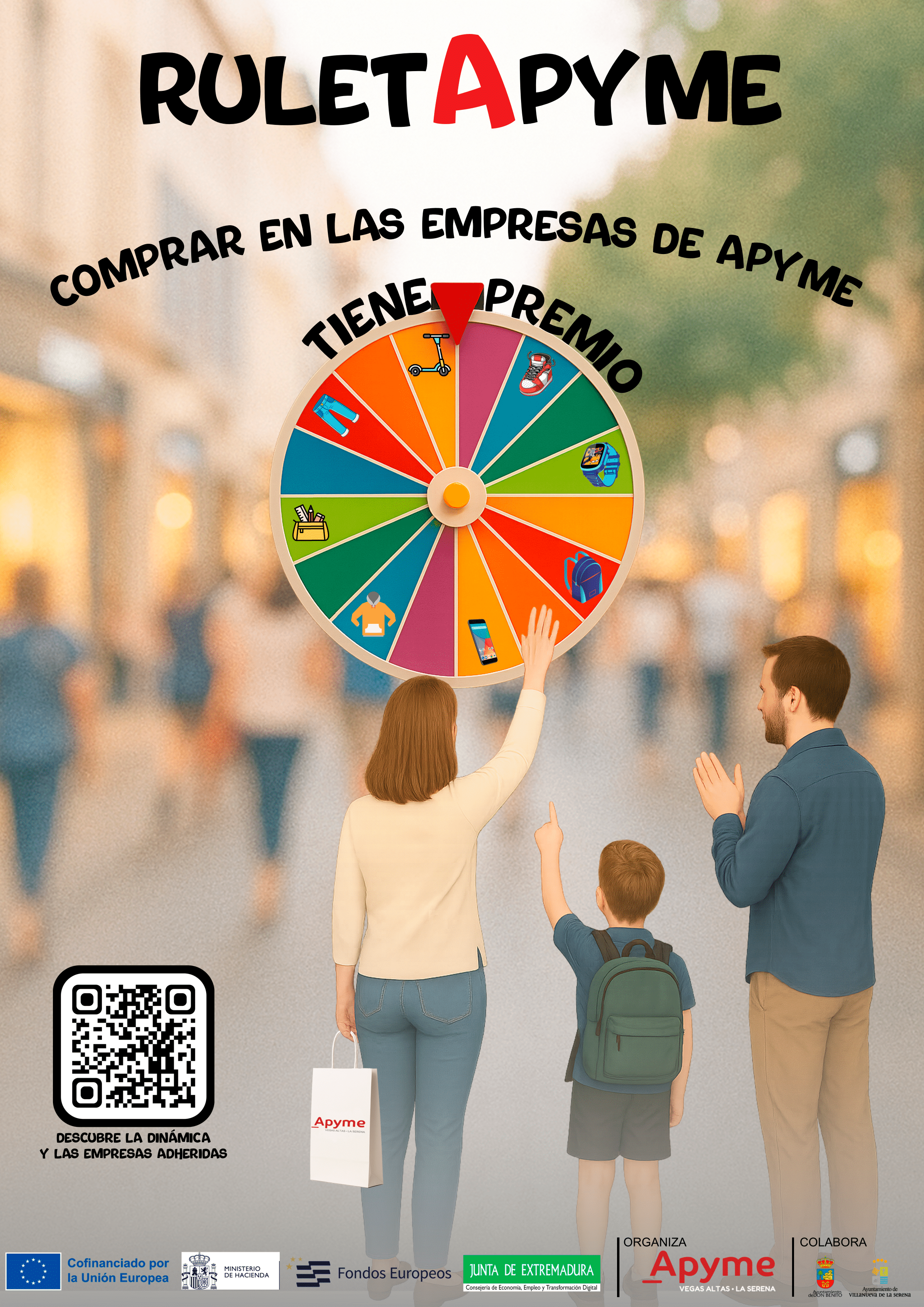 APYME  Vegas Altas y La Serena pone en marcha la campaña comercial “RULET-APYME – Comprar en las empresas de APYME tiene premio”
