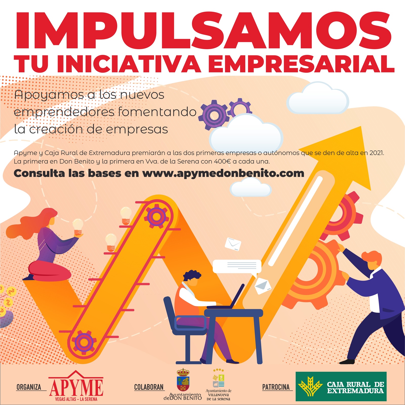 Faltan dos días para que APYME y Caja Rural de Extremadura premien a las primeras empresas del 2021